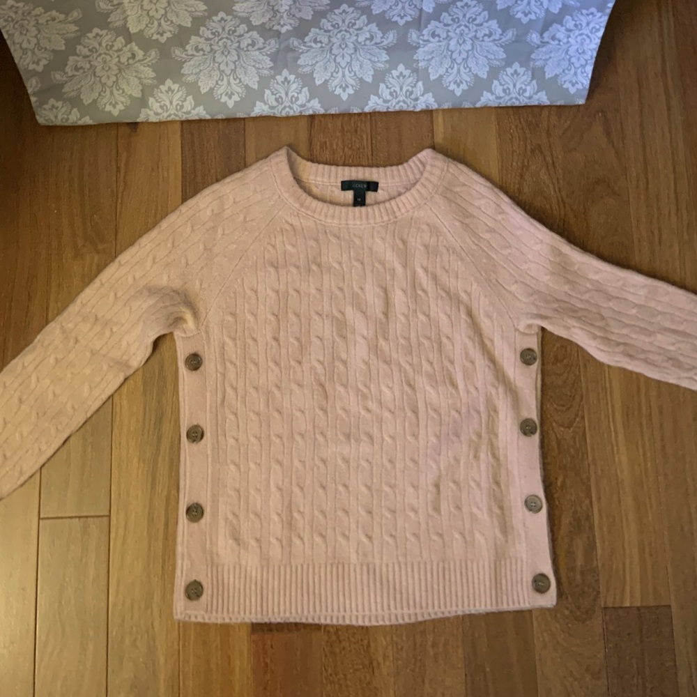 J. Crew blush pink sweater
